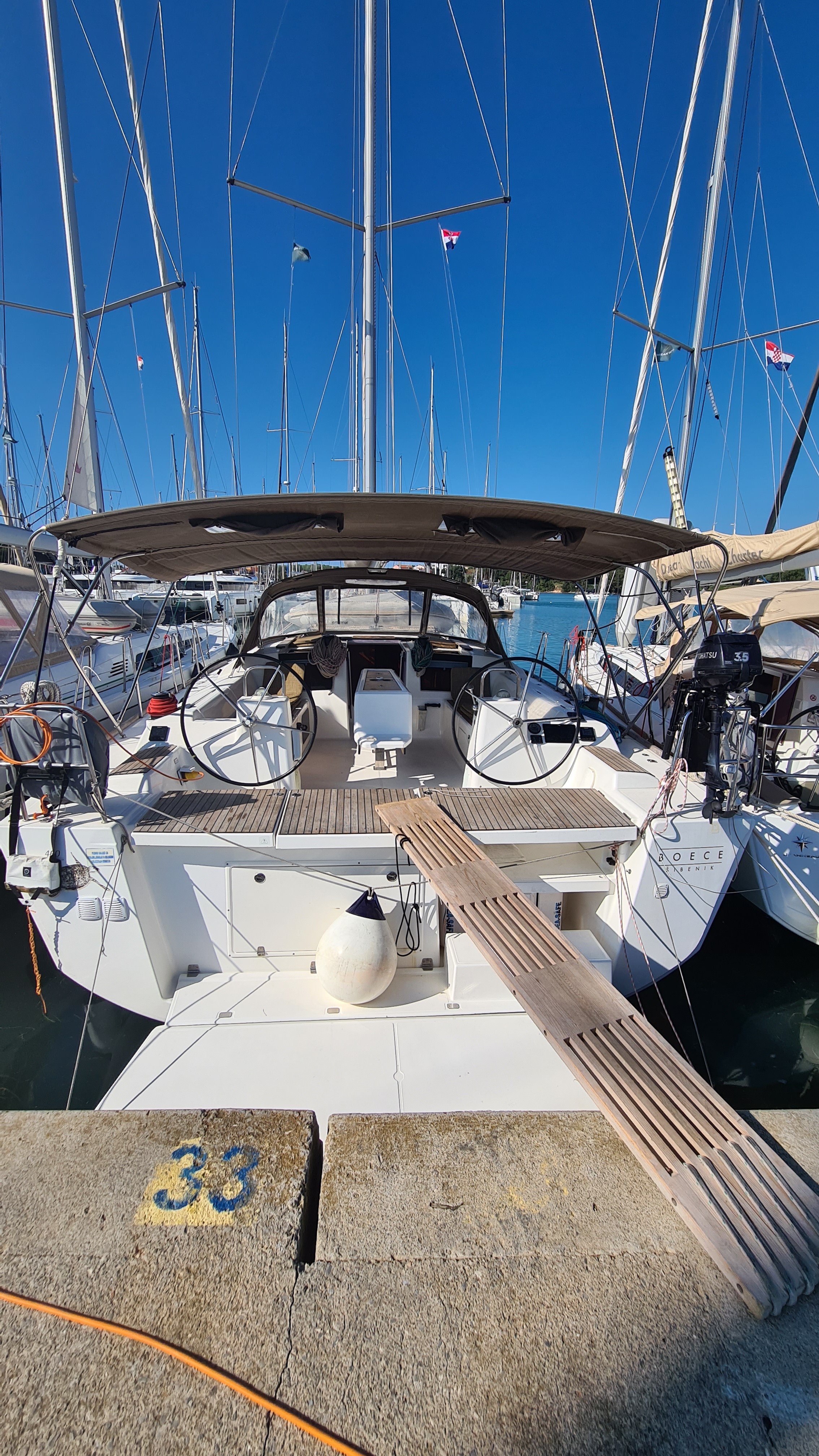 BOECE, a 2017 Dufour 460 GL available for charter in Croatia.