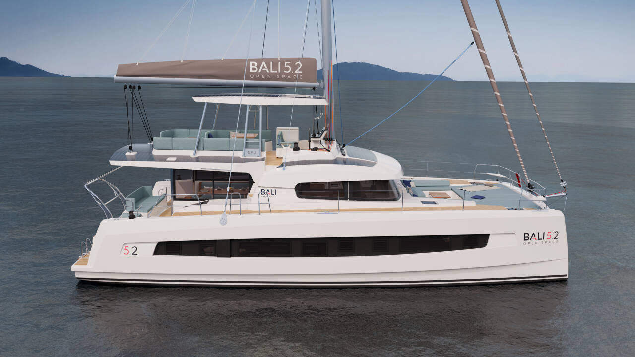 AMELIA GRACE, a 2026 Bali 5.2 available for charter in the Abaco Bahamas.