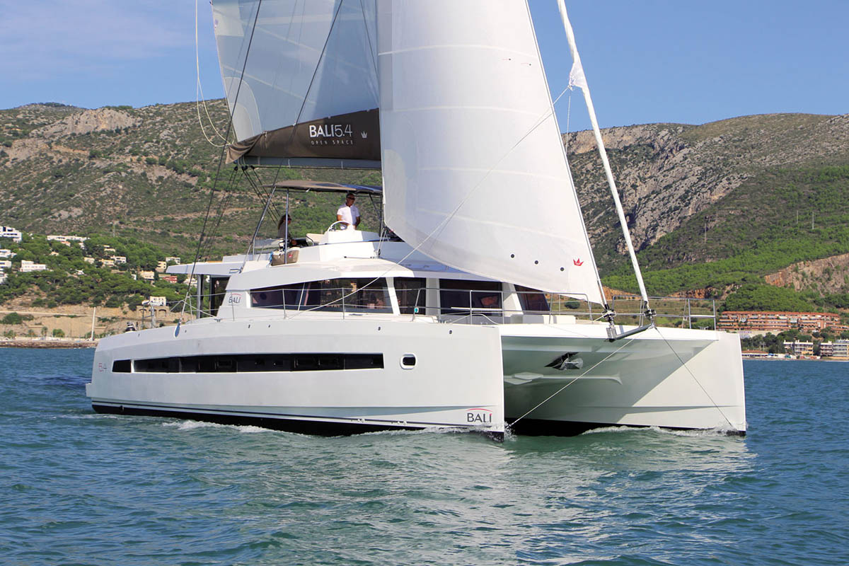 SCHRÖDINGER'S, a 2024 Bali 5.4 available for charter in the British Virgin Islands.