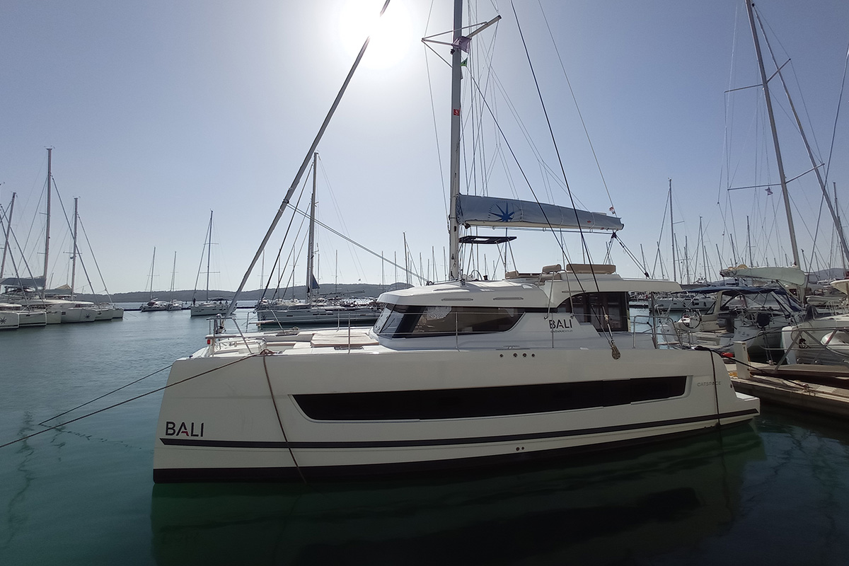 SAILIN, a 2023 Bali Catspace available for charter in Croatia.