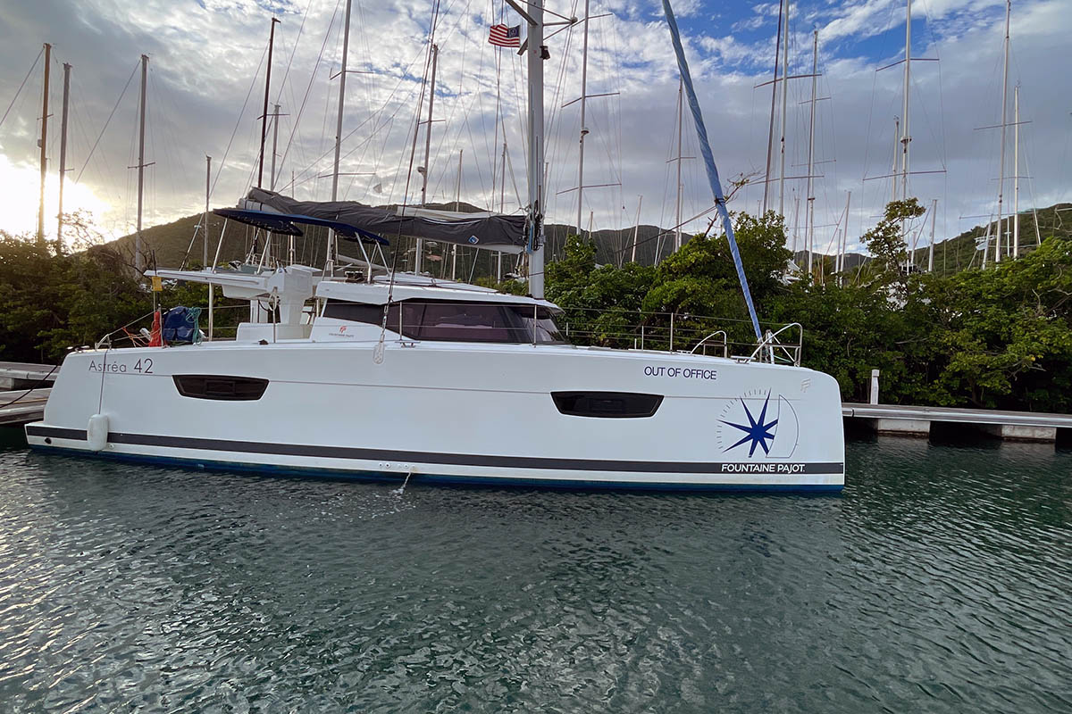 NAUTI MOLLIE (EX. OUT OF OFFICE), a 2020 Fountaine Pajot Astrea 42 available for charter in the British Virgin Islands.