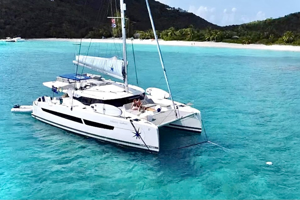 ENDLESS SUMMER, a 2022 Fountaine Pajot Aura 51 available for charter in the British Virgin Islands.