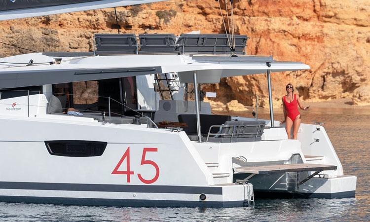 2024 Fountaine Pajot Elba 45 'LIMIN'_X', available for bareboat charter in British Virgin Islands