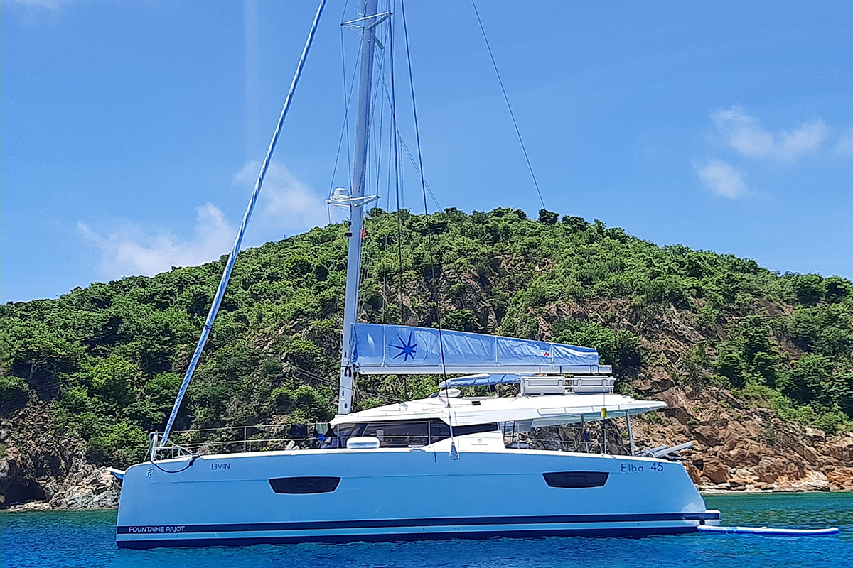 LIMIN'_X, 2024 Fountaine Pajot Elba 45, British Virgin Islands