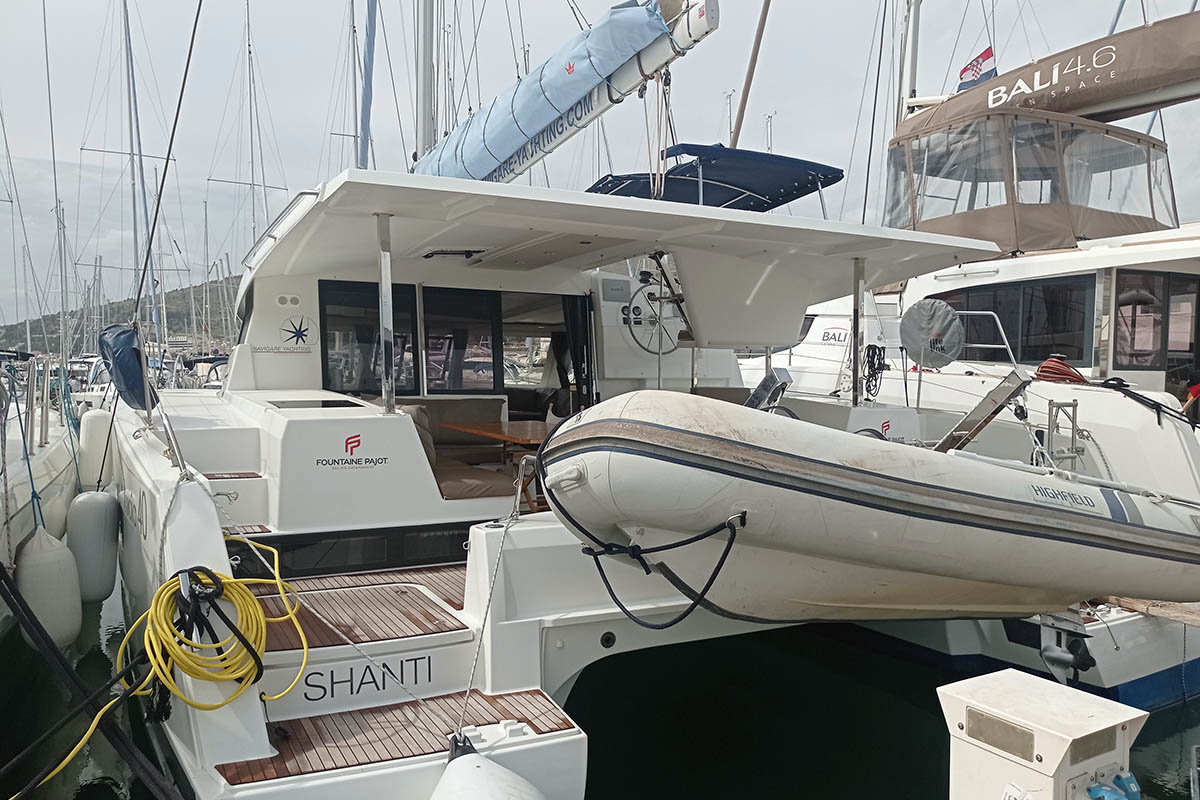 SHANTI, a 2019 Fountaine Pajot Lucia 40 available for charter in Croatia.