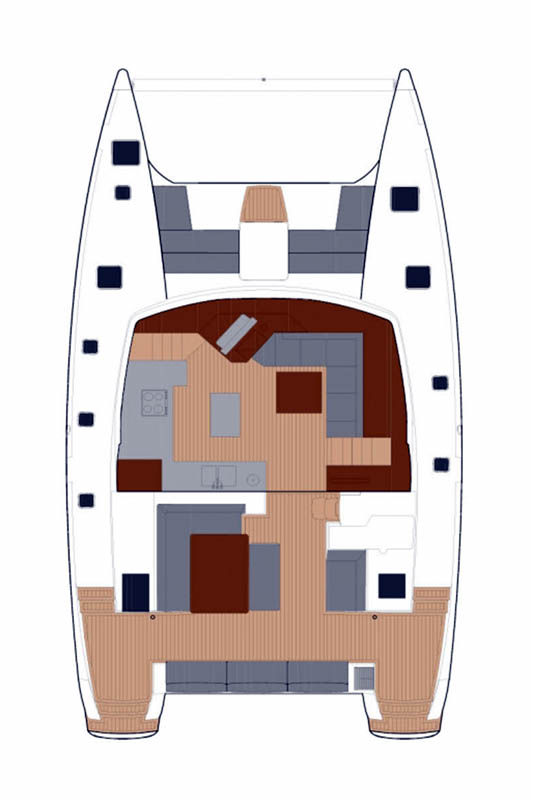 LINGARO, 2019 Fountaine Pajot Saba 50, Greece