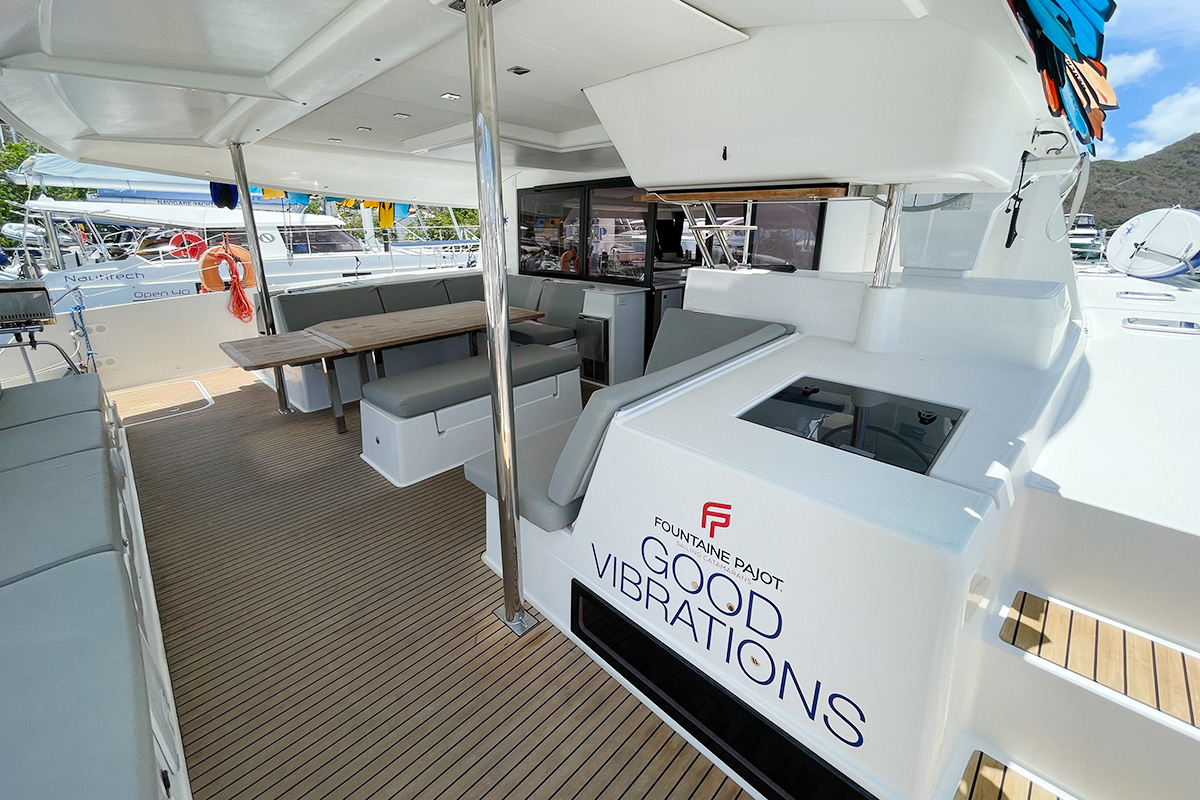 GOOD VIBRATIONS, 2020 Fountaine Pajot Saba 50, British Virgin Islands