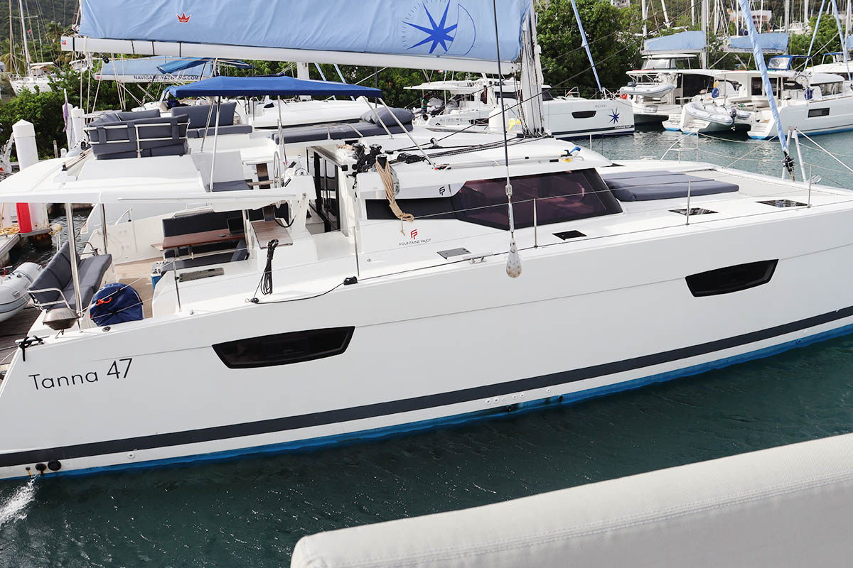 INSTIGATOR, a 2023 Fountaine Pajot Tanna 47 available for charter in the British Virgin Islands.