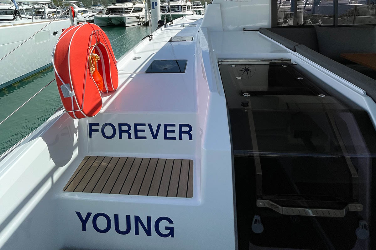 KNOTTY CAT (FOREVER YOUNG), 2022 Fountaine Pajot Tanna 47, British Virgin Islands