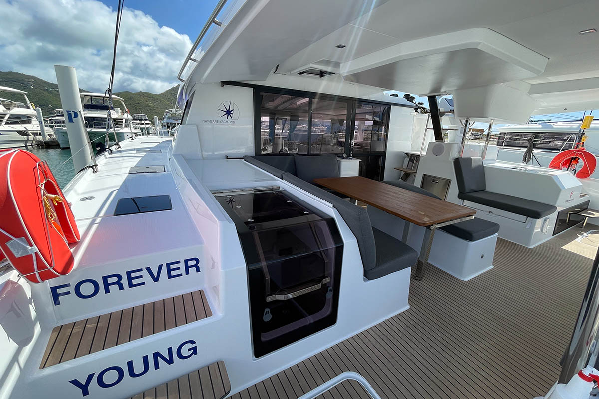 KNOTTY CAT (FOREVER YOUNG), 2022 Fountaine Pajot Tanna 47, British Virgin Islands