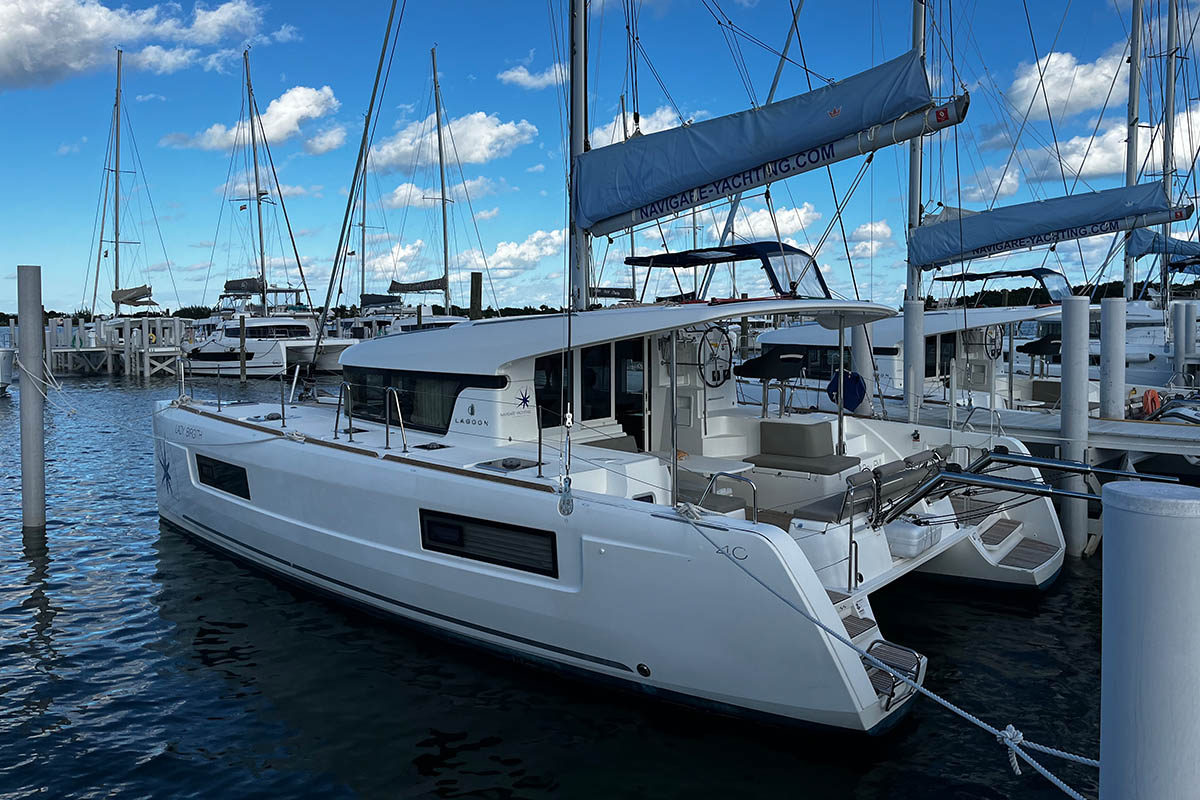 2020 Lagoon 40 'LADY BIRGITH', available for bareboat charter in British Virgin Islands