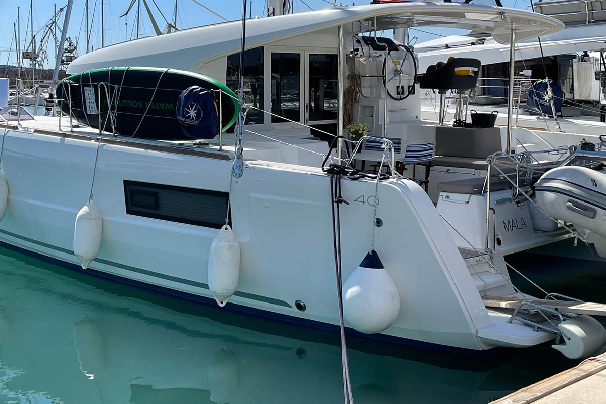 MALA, a 2020 Lagoon 40 available for charter in Croatia.