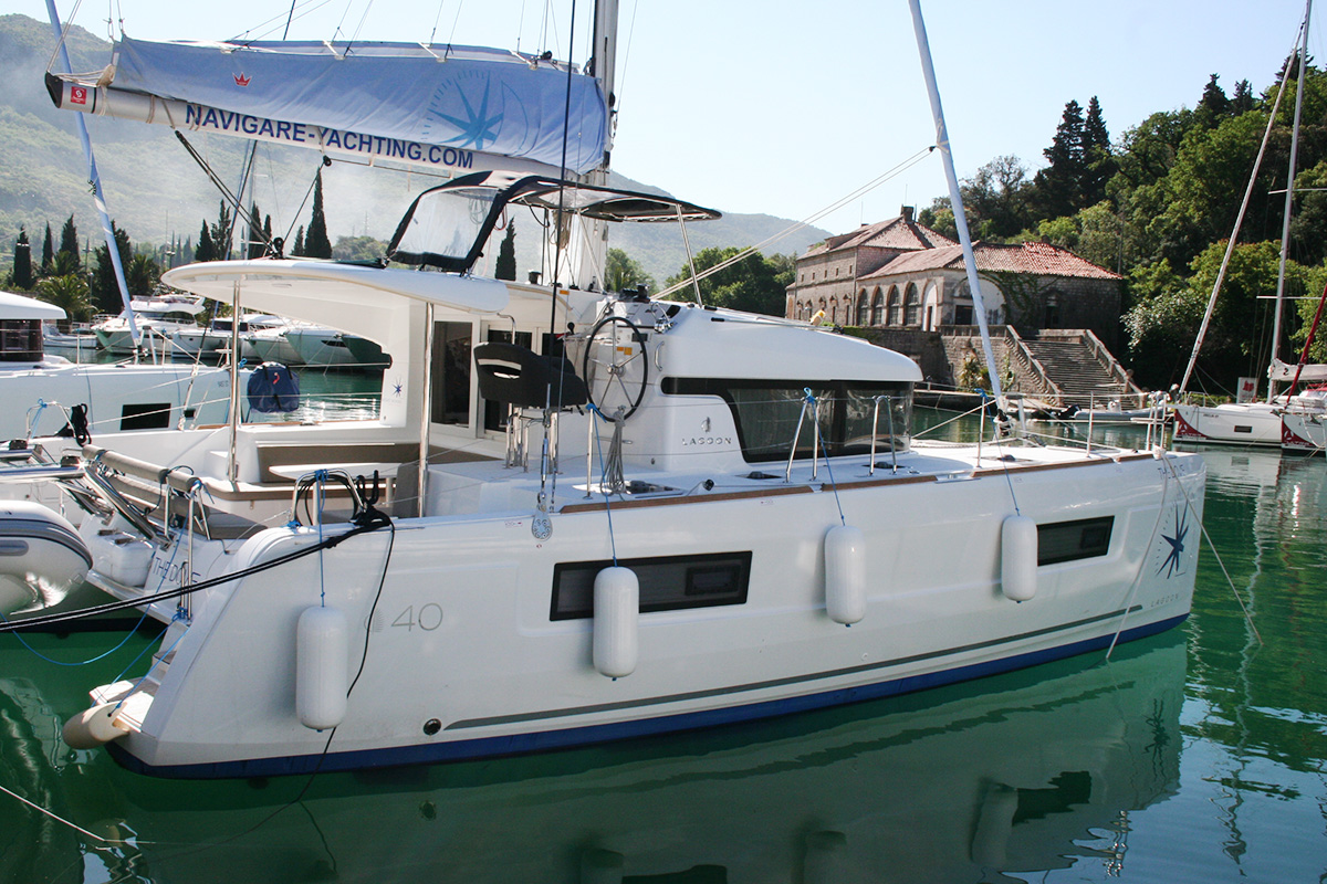 THE DOVE, a 2022 Lagoon 40 available for charter in Croatia.