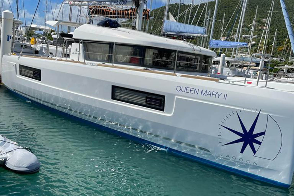 2019 Lagoon 40 'QUEEN MARRY II', available for bareboat charter in British Virgin Islands