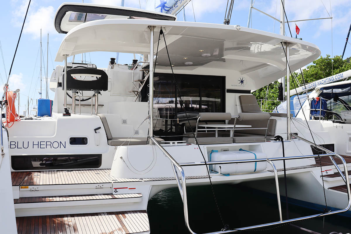BLÚ HERON, a 2022 Lagoon 42 available for charter in the British Virgin Islands.