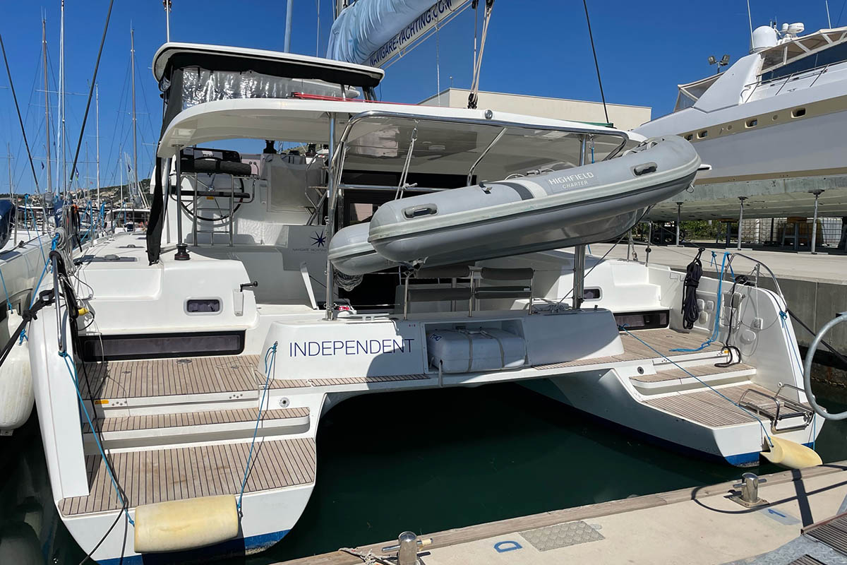 INDEPENDENT, a 2019 Lagoon 42 available for charter in Croatia.