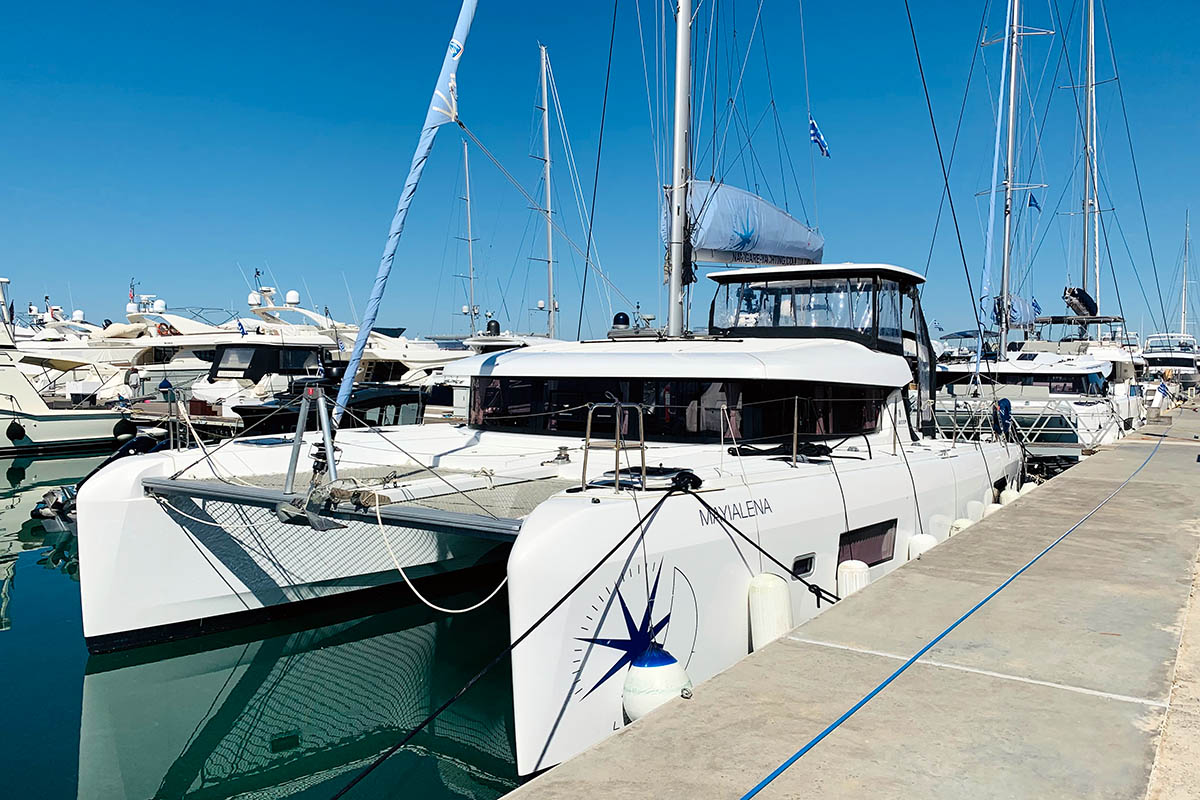 MAYIALENA, a 2020 Lagoon 42 available for charter in Greece.