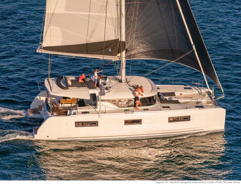 2025 Lagoon 46 'KÁLLOS', available for bareboat charter in British Virgin Islands