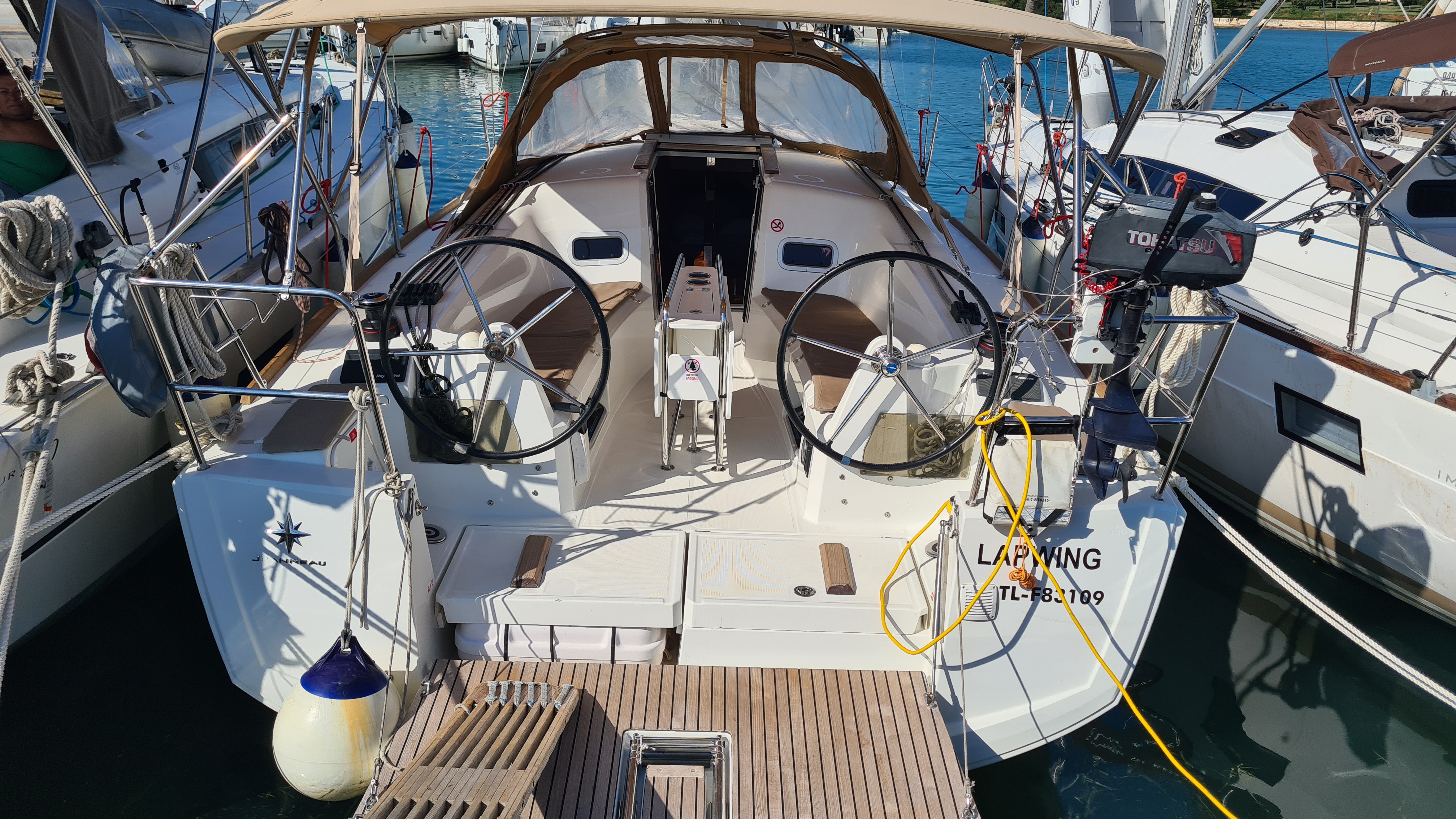 LAPWING, a 2019 Sun Odyssey 349 available for charter in Croatia.