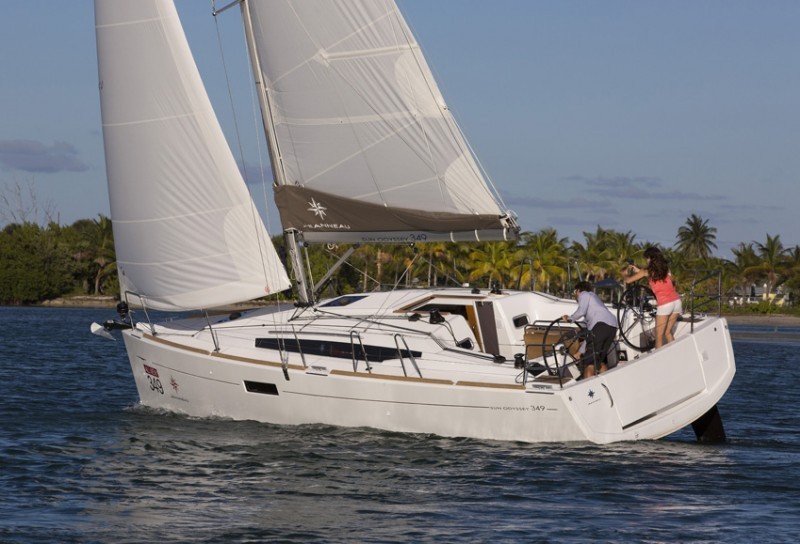 LITTLE OWL, a 2019 Sun Odyssey 349 available for charter in Greece.