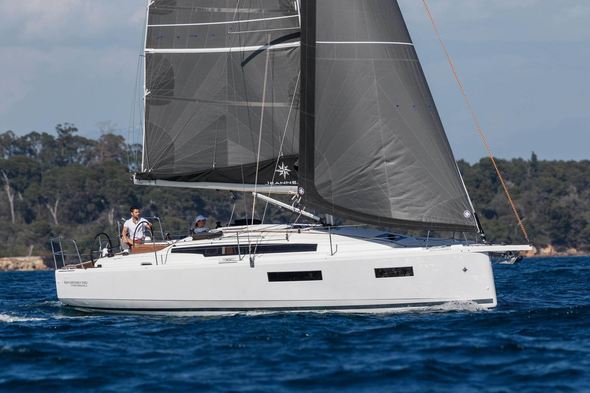 ANTIDOTE, a 2024 Sun Odyssey 350 available for charter in Antigua and Barbuda.