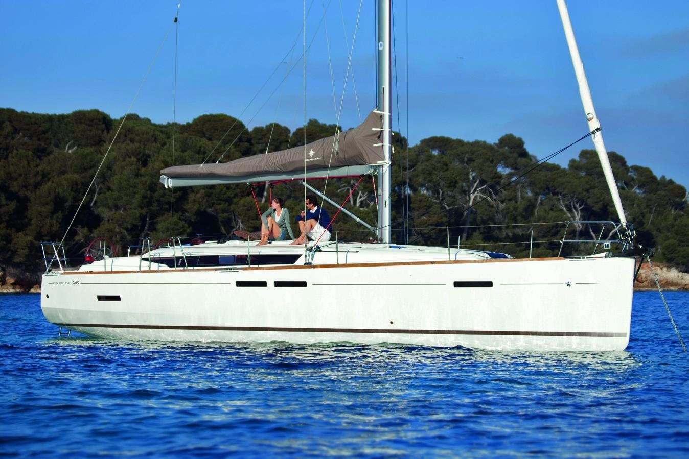 VEZAD, a 2018 Sun Odyssey 449 available for charter in La Paz, Mexico.