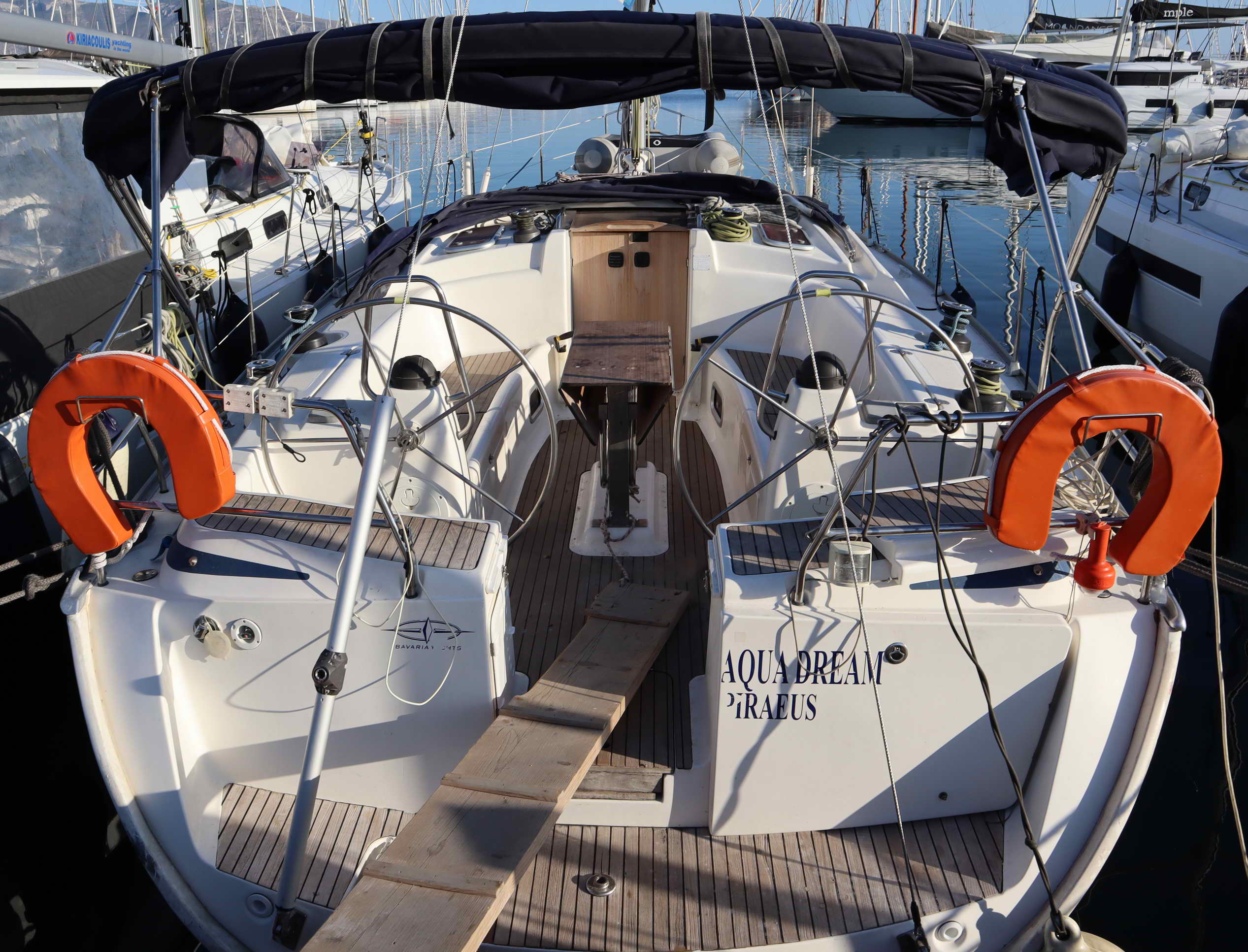 AQUA DREAM, a 2009 Bavaria 43 Cruiser available for charter in Greece.