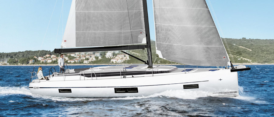 KYVELI, a 2023 Bavaria C45 Holiday available for charter in Greece.