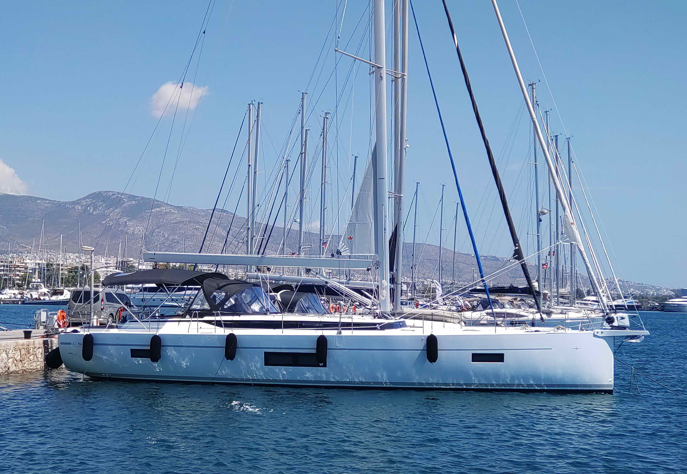 PROMITHEAS, a 2021 Bavaria C57 available for charter in Greece.