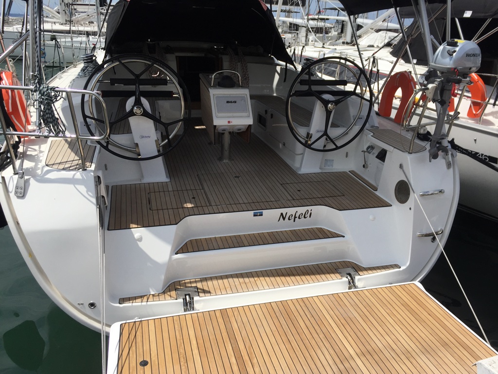 NEFELI, a 2021 Bavaria Cruiser 46 available for charter in Greece.