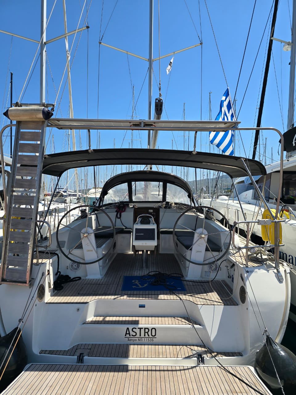 ASTRO, a 2016 Bavaria Cruiser 46 available for charter in Greece.