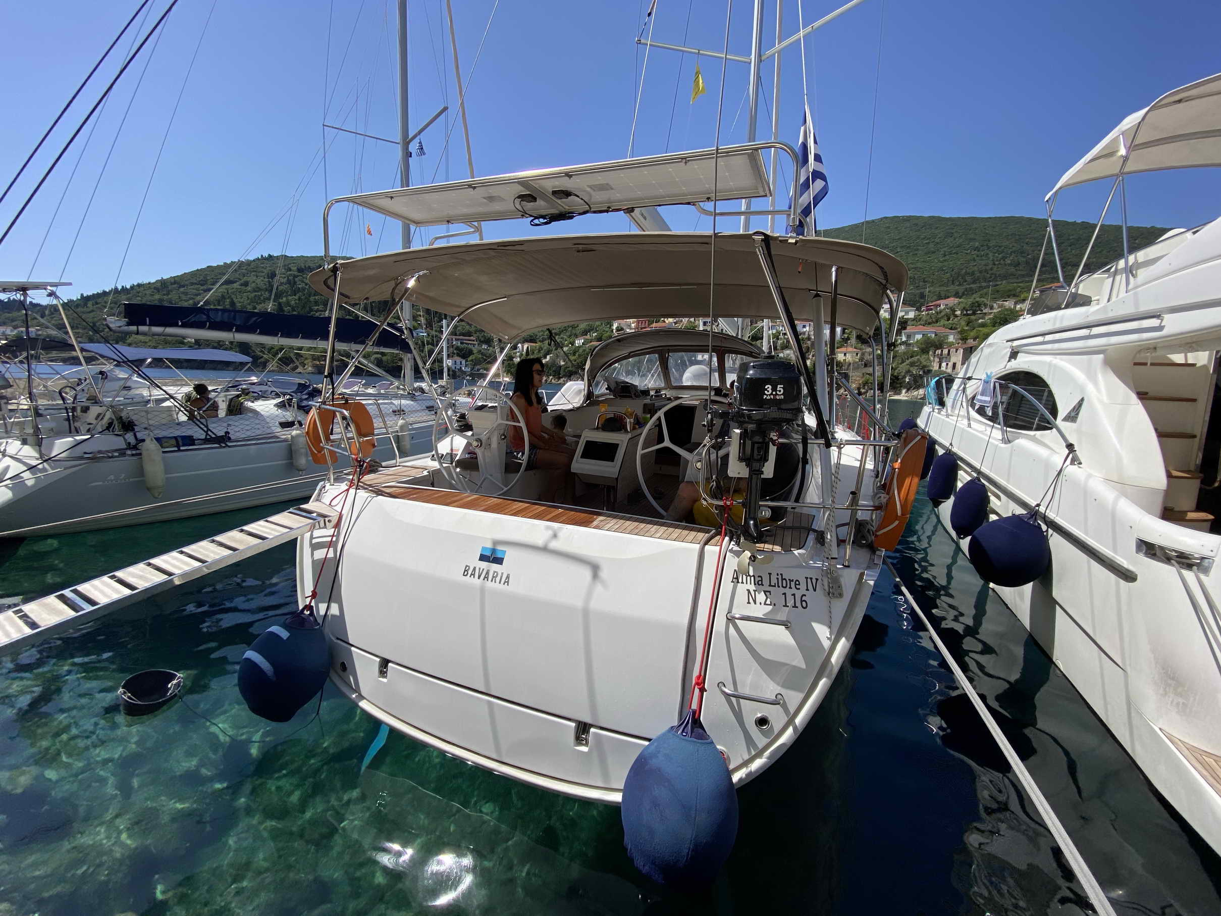 ALMA LIBRE IV, a 2019 Bavaria Cruiser 46 available for charter in Greece.