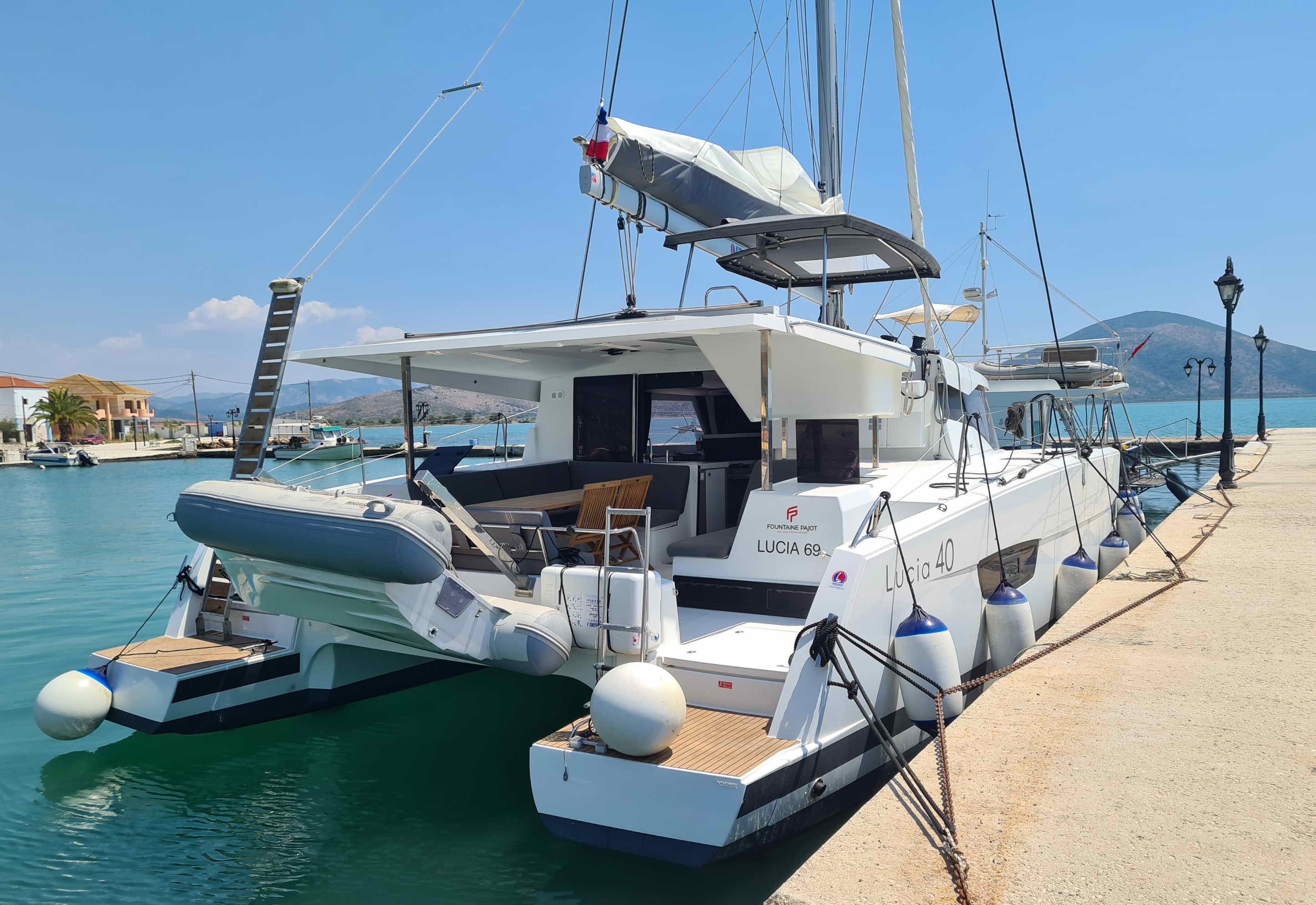 2020 Fountaine Pajot Lucia 40 'LUCIA 69', available for bareboat charter in Greece