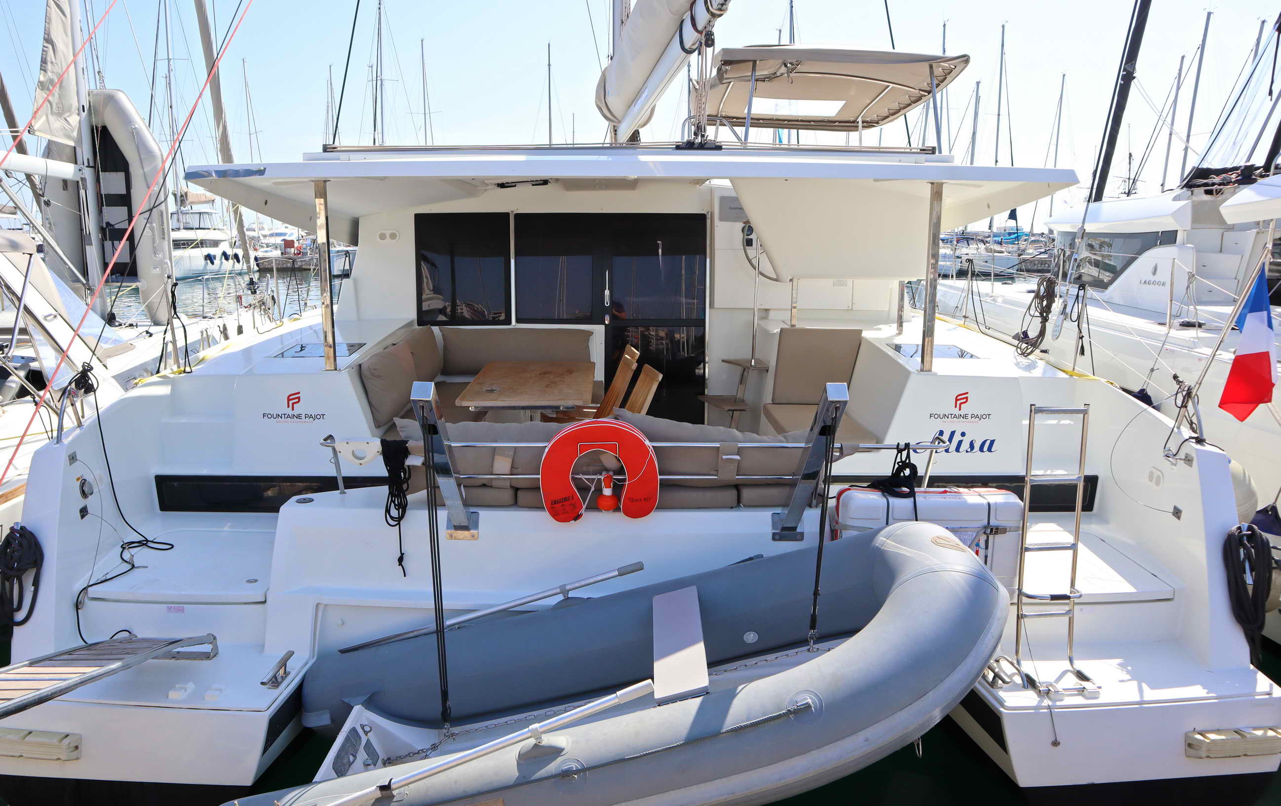 ALISA, a 2019 Fountaine Pajot Lucia 40 available for charter in Greece.