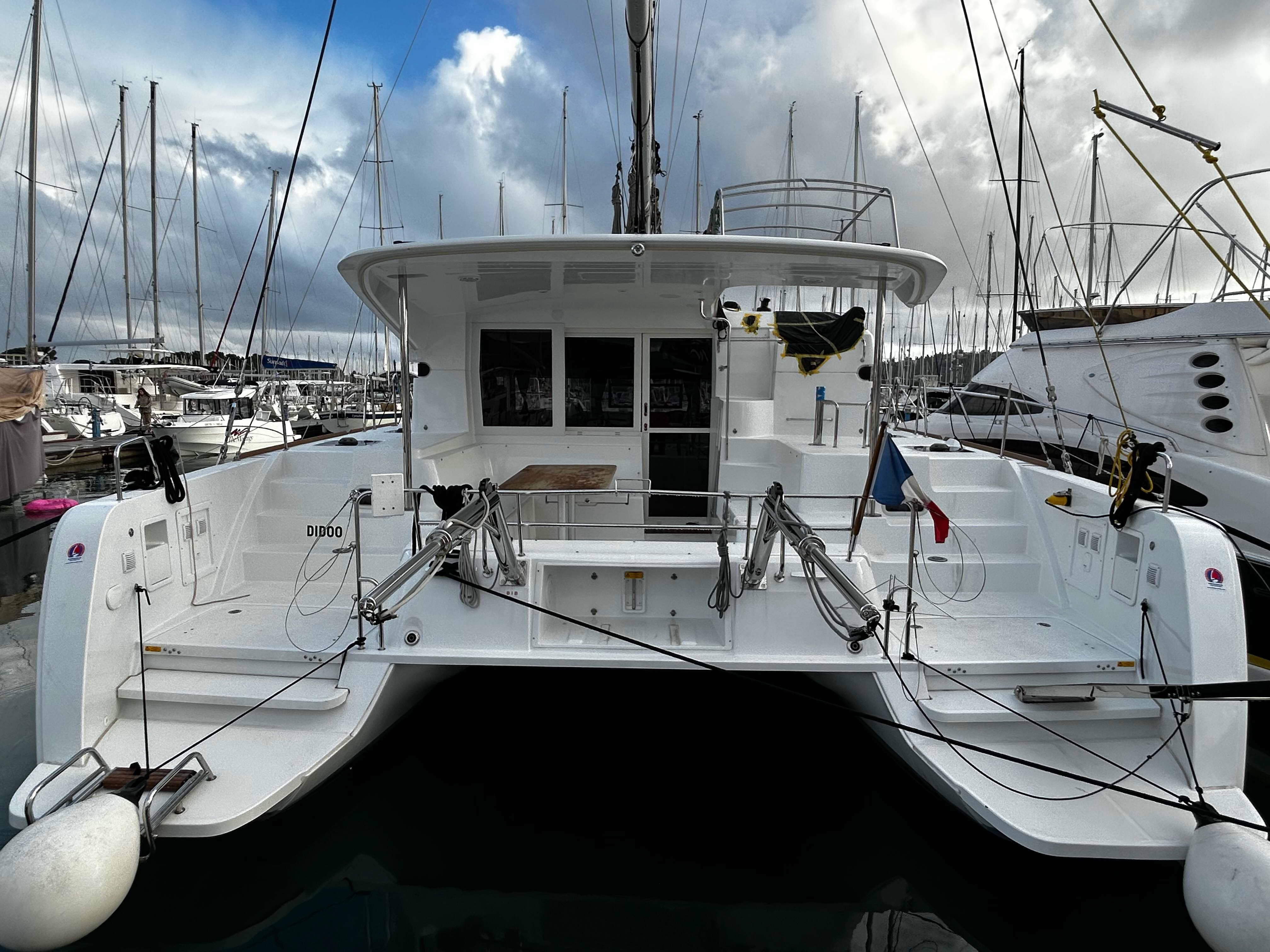 DIDOO, a 2022 Lagoon 40 available for charter in Greece.
