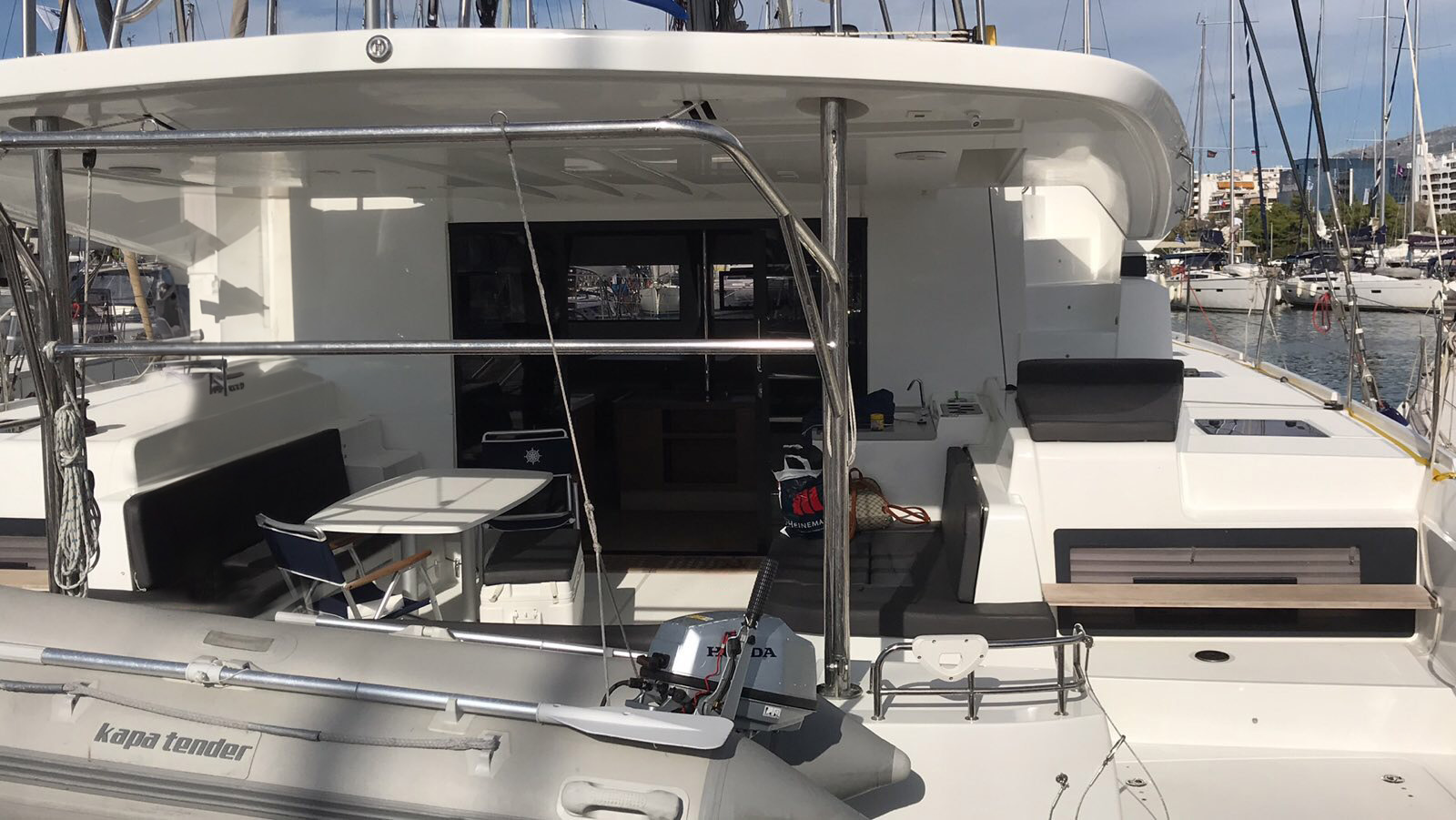 2019 Lagoon 50 'IOLI', available for bareboat charter in Greece