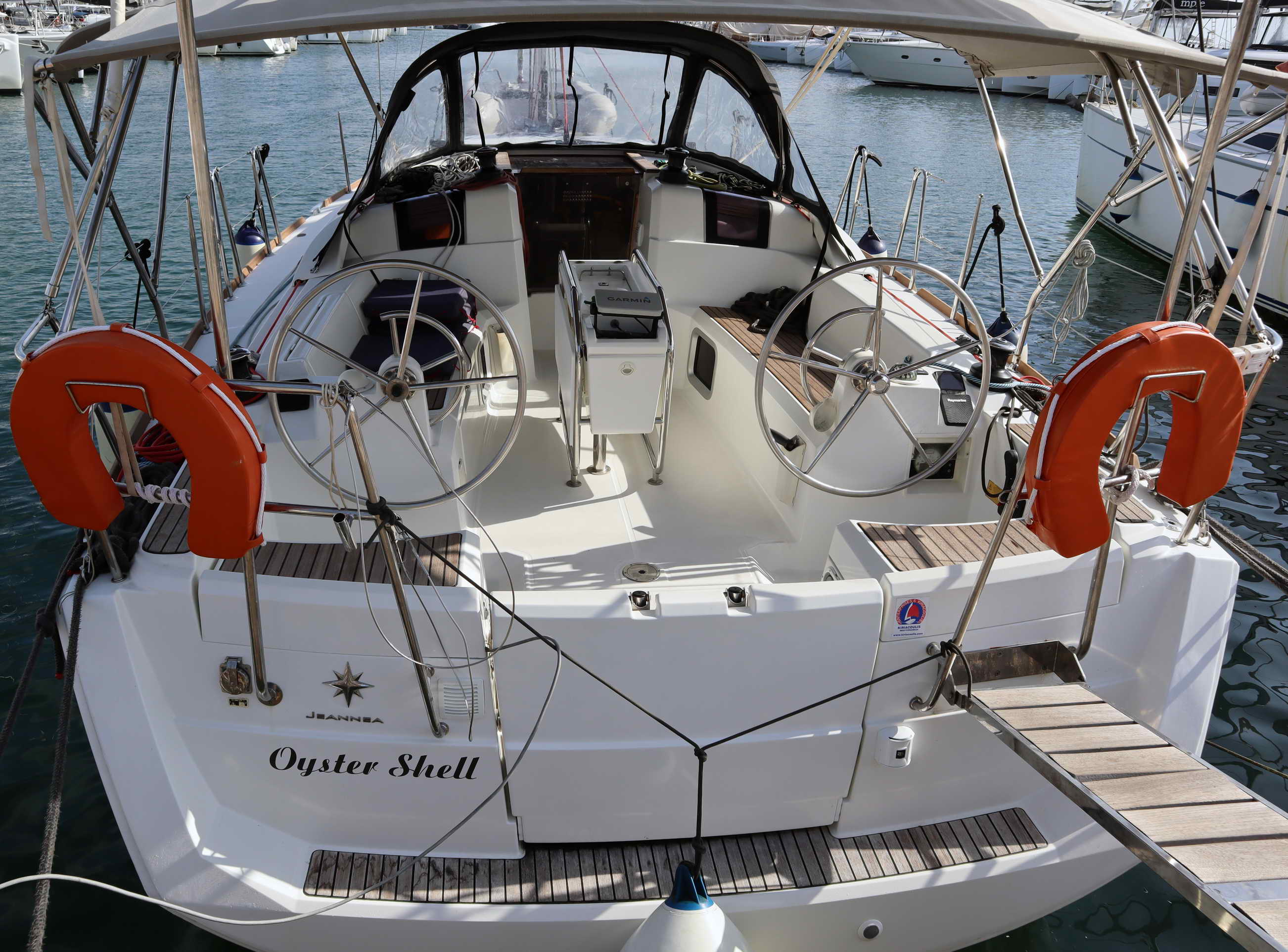 2014 Sun Odyssey 379 'OYSTER SHELL', available for bareboat charter in Greece