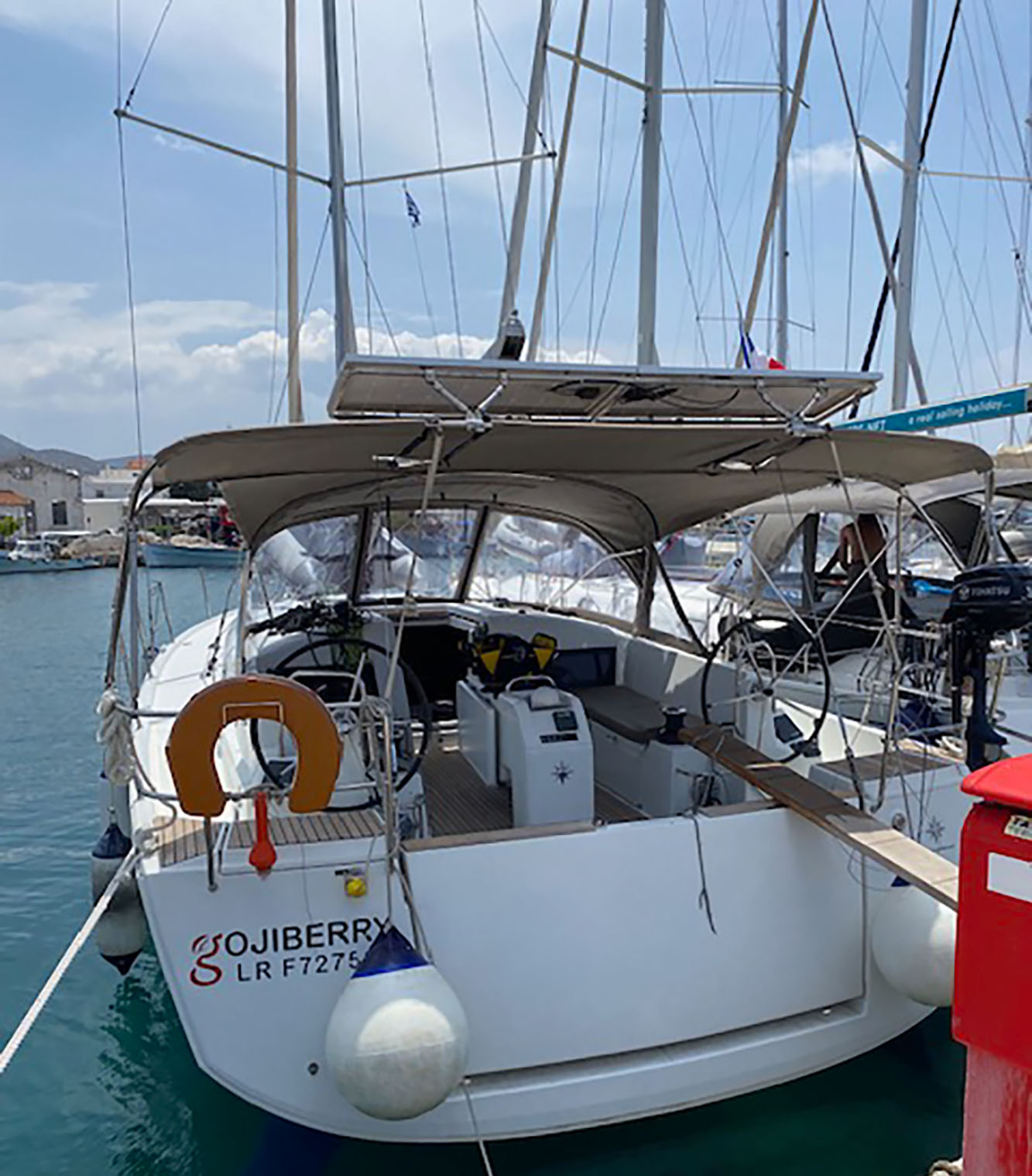 2018 Sun Odyssey 440 'GOJI BERRY', available for bareboat charter in Greece