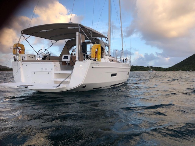 HOOSIER LADY, a 2021 Dufour 430 available for charter in the British Virgin Islands.