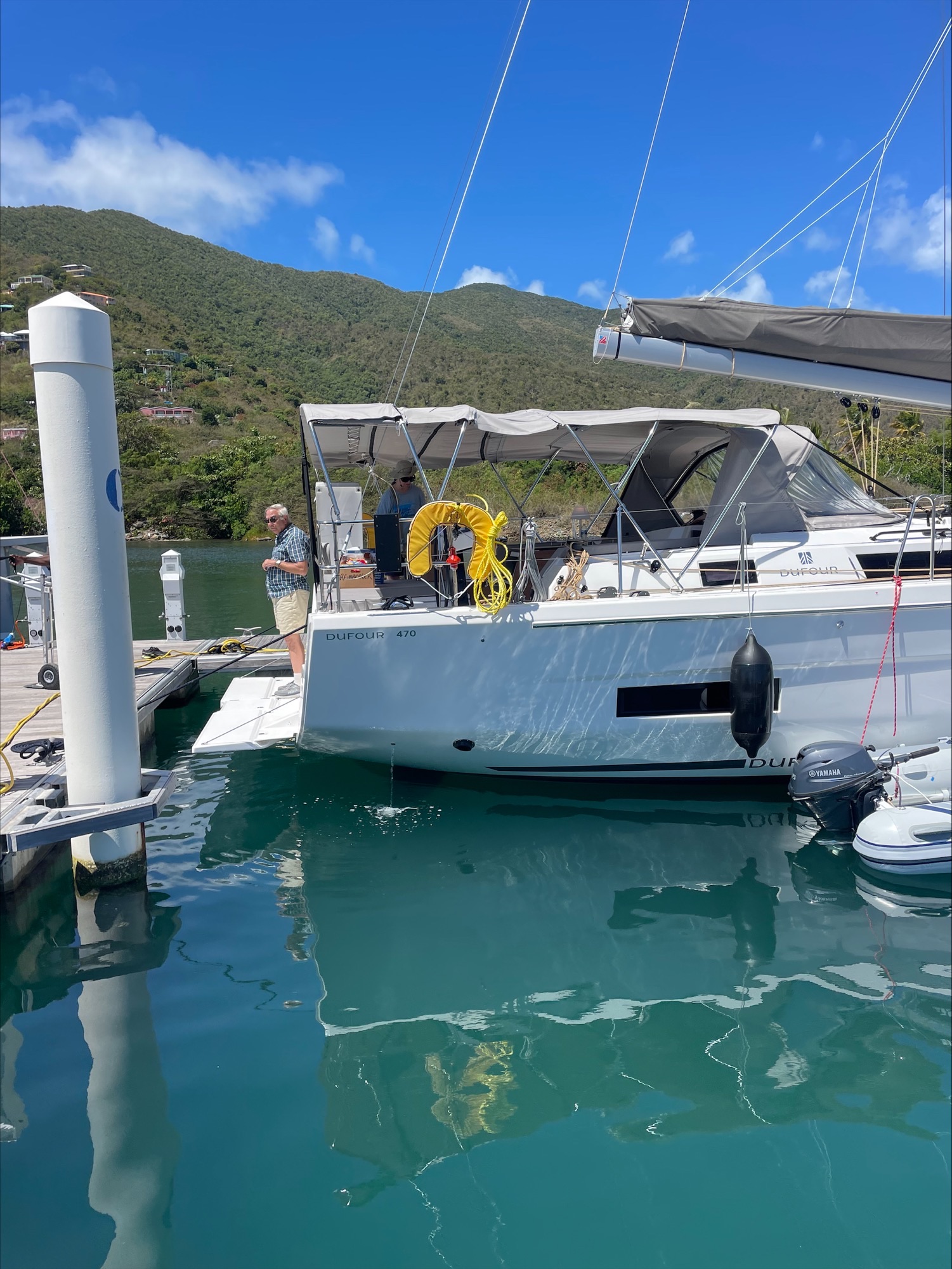 2022 Dufour 470 'SHANDY BREEZE', available for bareboat charter in British Virgin Islands