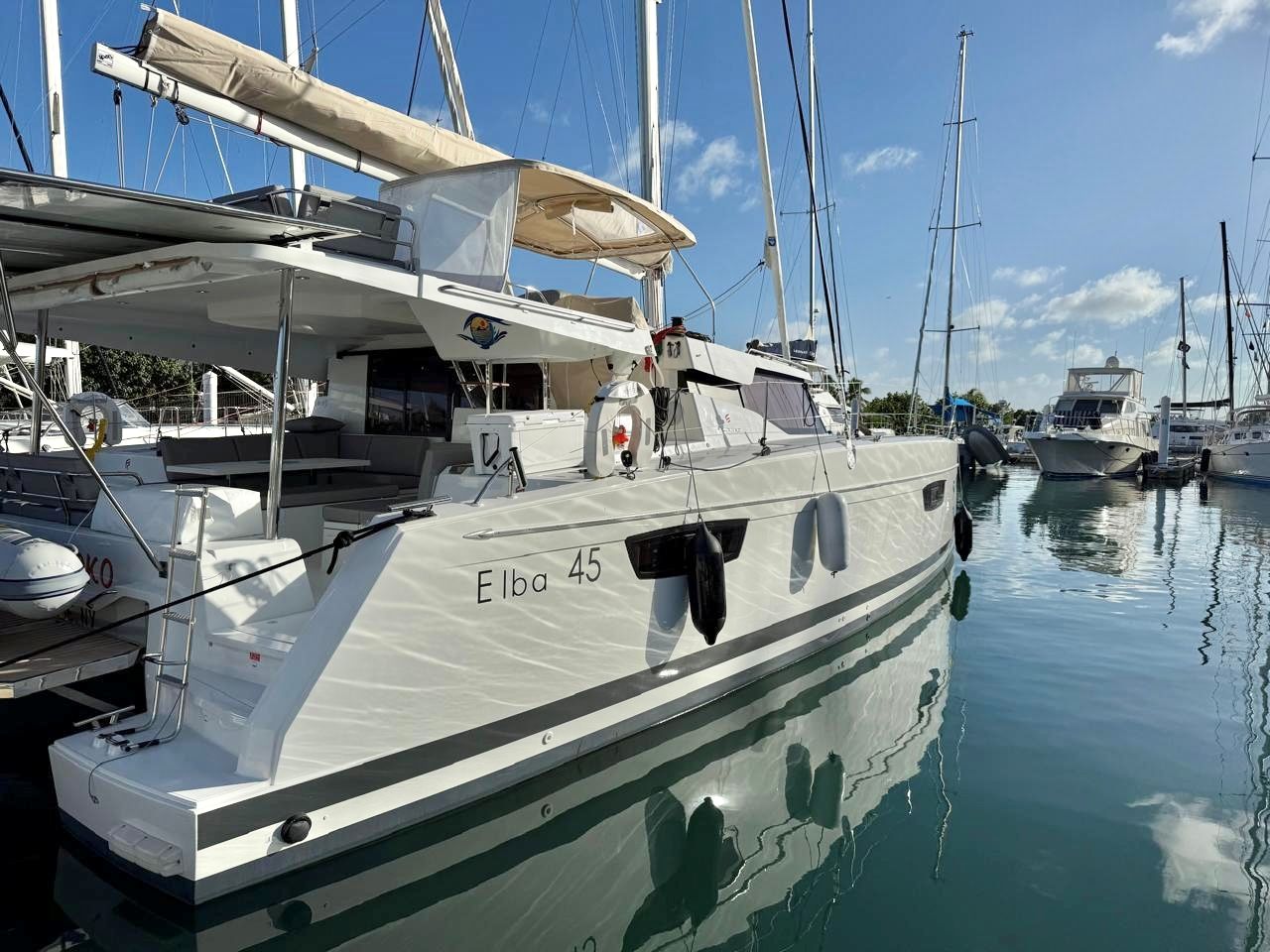 2025 Fountaine Pajot Elba 45 'MORSKIE OKO', available for bareboat charter in British Virgin Islands