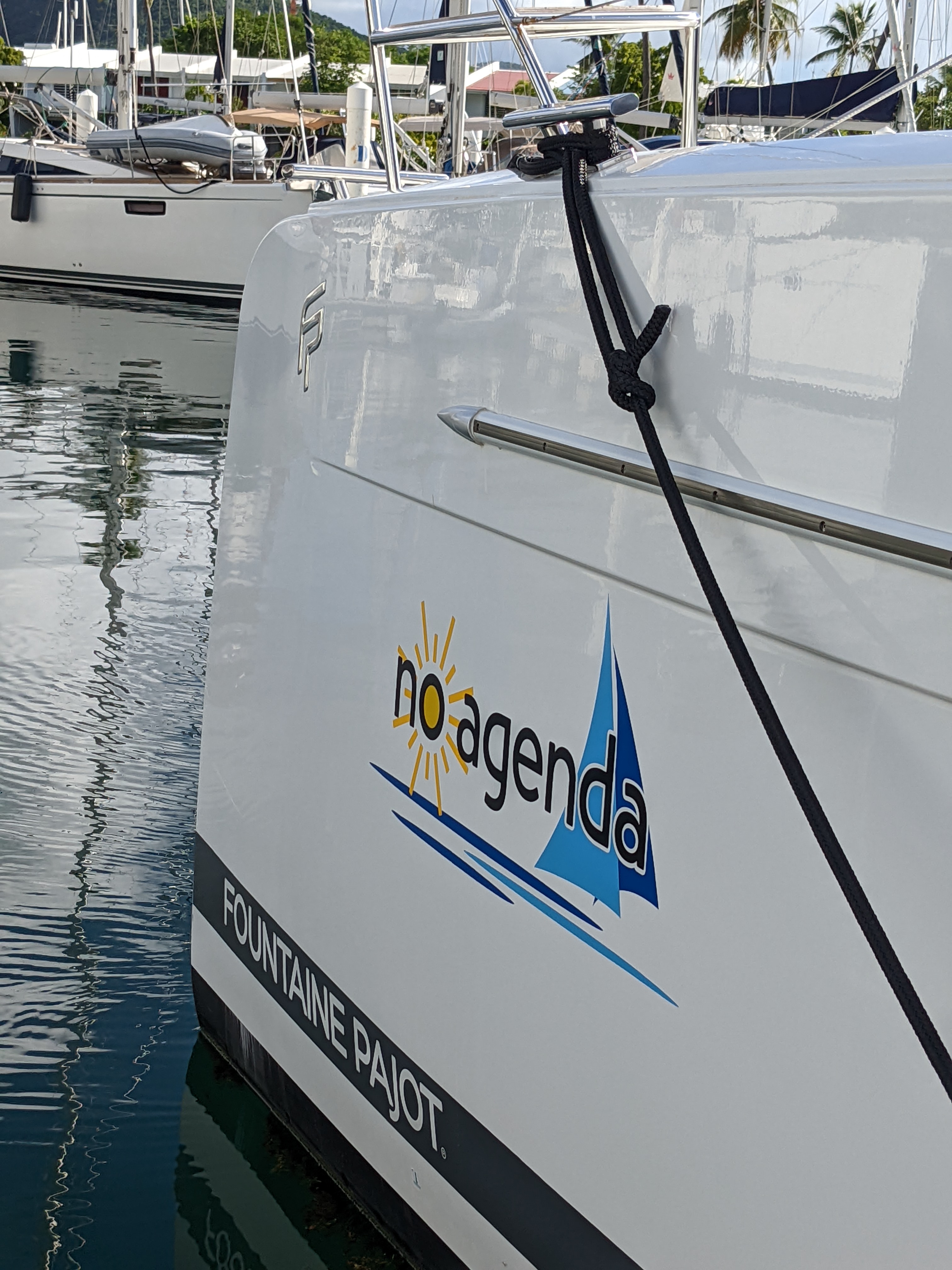 NO AGENDA, 2022 Fountaine Pajot Elba 45, Abaco Bahamas