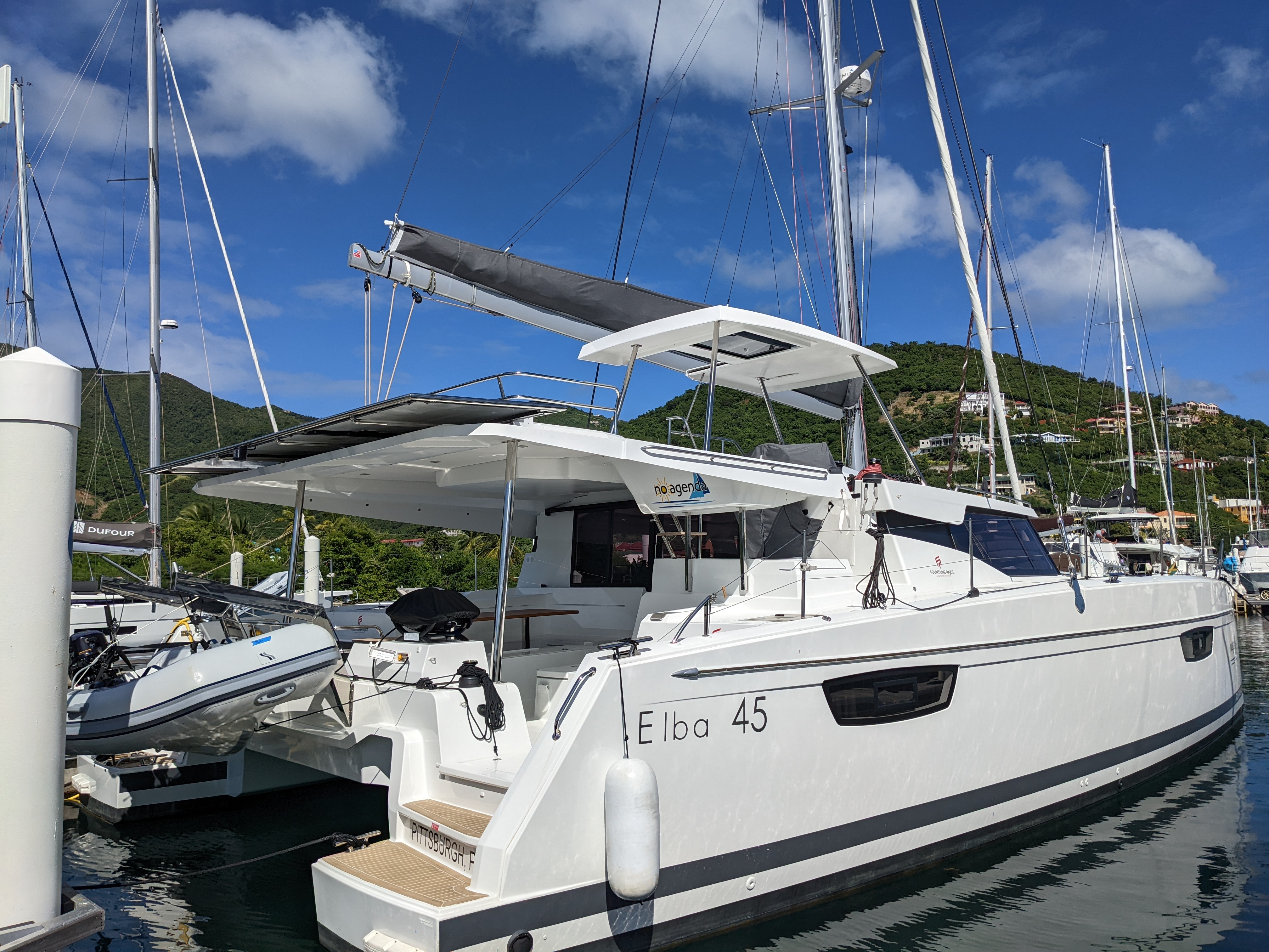 NO AGENDA, 2022 Fountaine Pajot Elba 45, Abaco Bahamas