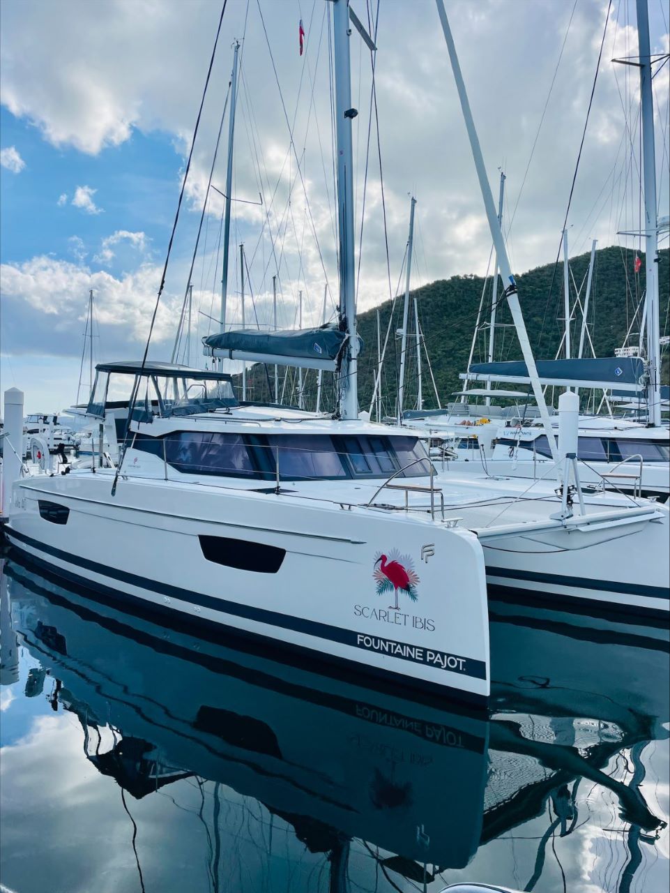 SCARLET IBIS, 2023 Fountaine Pajot Isla 40, British Virgin Islands