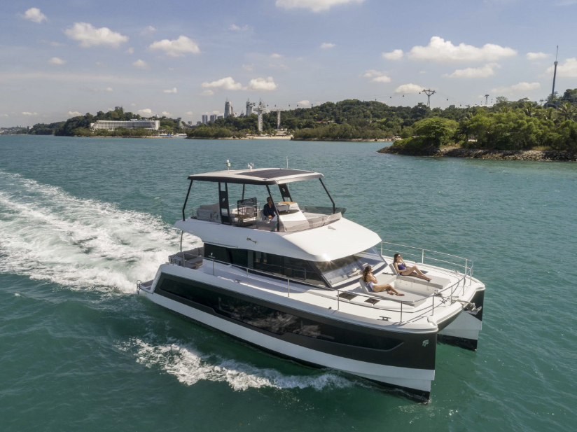 STEPHANA, a 2024 Fountaine Pajot MY5 available for charter in the Abaco Bahamas.
