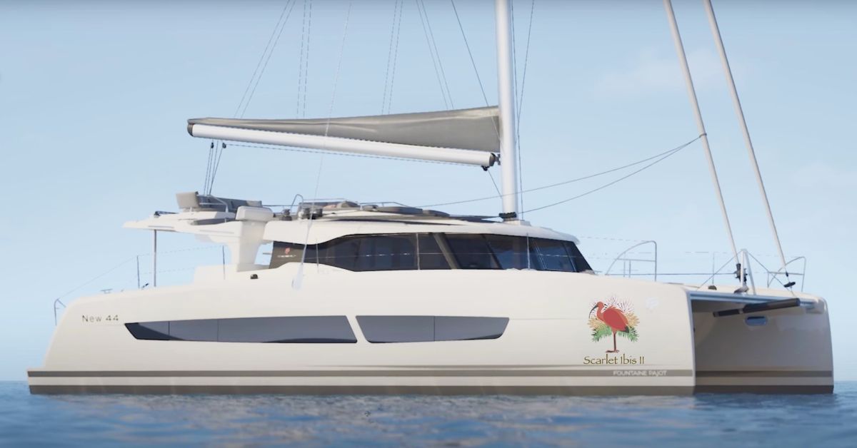 SCARLET IBIS II, a 2025 Fountaine Pajot FP 44 Maestro available for charter in the British Virgin Islands.