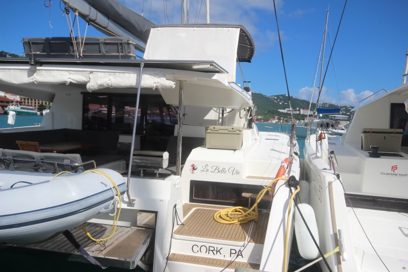 2021 Fountaine Pajot Saona 47 'LA BELLE VIE', available for bareboat charter in US Virgin Islands