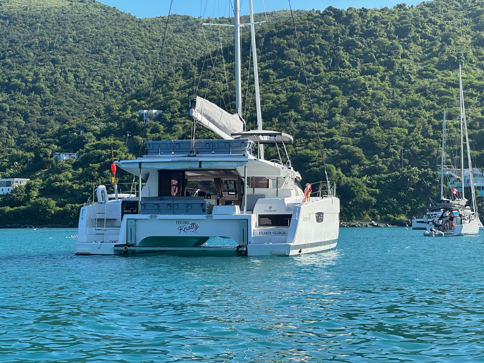 FEELING KNOTTY, 2024 Fountaine Pajot Tanna 47, US Virgin Islands