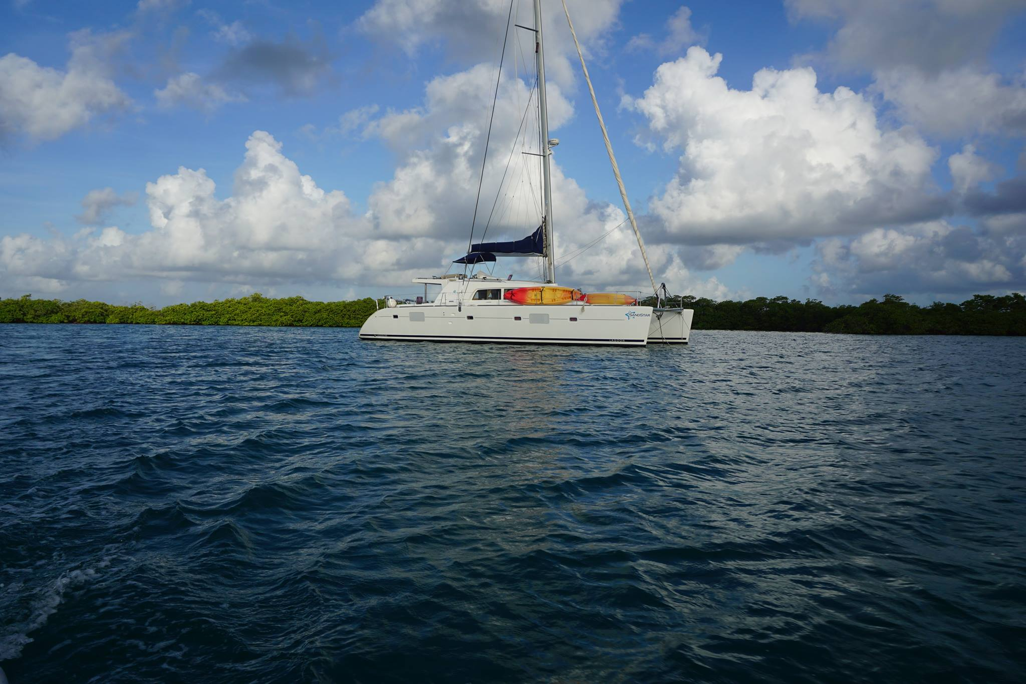 SAND STAR, a 2009 Lagoon 500 available for charter in Belize.