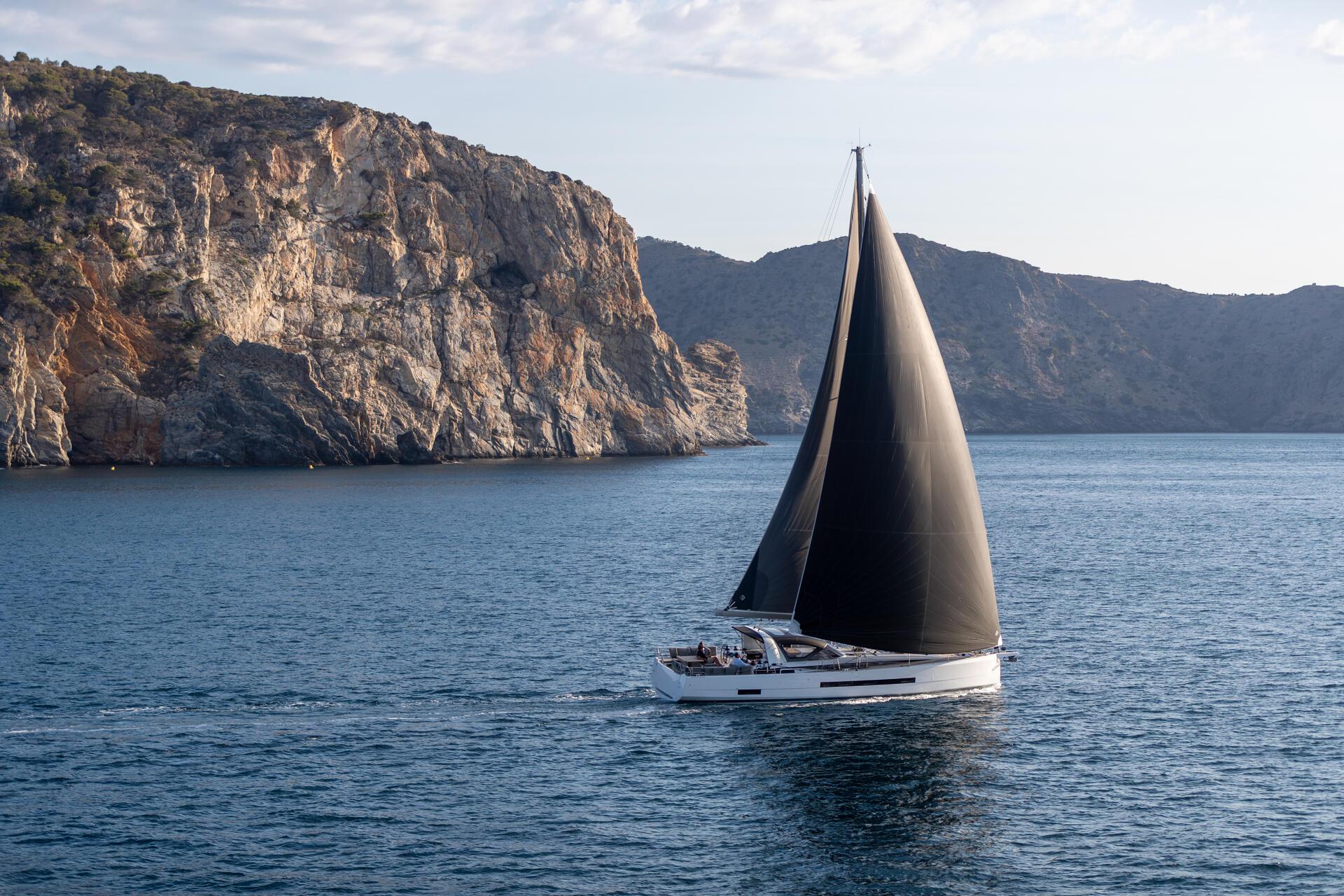 CASBAH IV, a 2025 Jeanneau 55 available for charter in the British Virgin Islands.